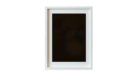 Modern standard A4 A3 size picture frame blank mockup transparent set bundle isolated background Whi