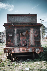 old rusty train