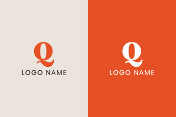 Letter Q Logo Design Elegant Typography Vector