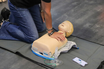 first aid course - company safety - cardiac massage - Basic Life Support