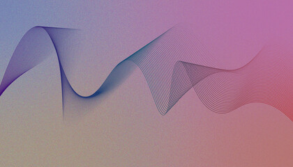 Abstract purple and blue wavy lines create a smooth, modern background design, perfect for tech-inspired web patterns or artistic illustrations