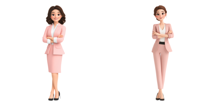 Elegant woman in soft pink dress posing isolated on transparent PNG image ideal for product promotions or feminine lifestyle visuals