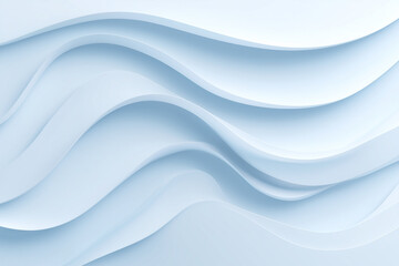 Abstract Wavy Light Blue Background