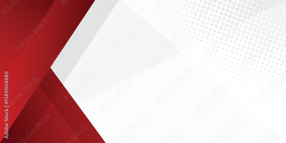 Aufkleber abstract dark red gradient stripes geometric shapes with copy space banner for presentation backgrou