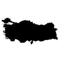 vector map of Turkey