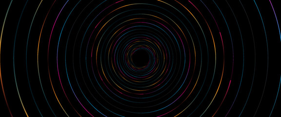 abstract wave technology lines. vector background