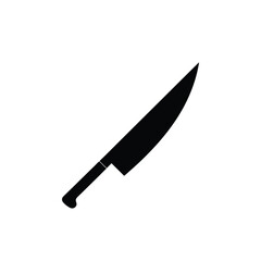 Kitchen Knife Icon – Line Art Blade Tool