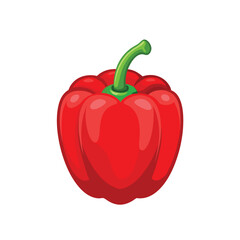 red pepper isolated on white background