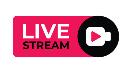 Modern Live Stream Video Icon