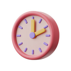 Colorful clock icon design for creative time management solutions and digital illustrations