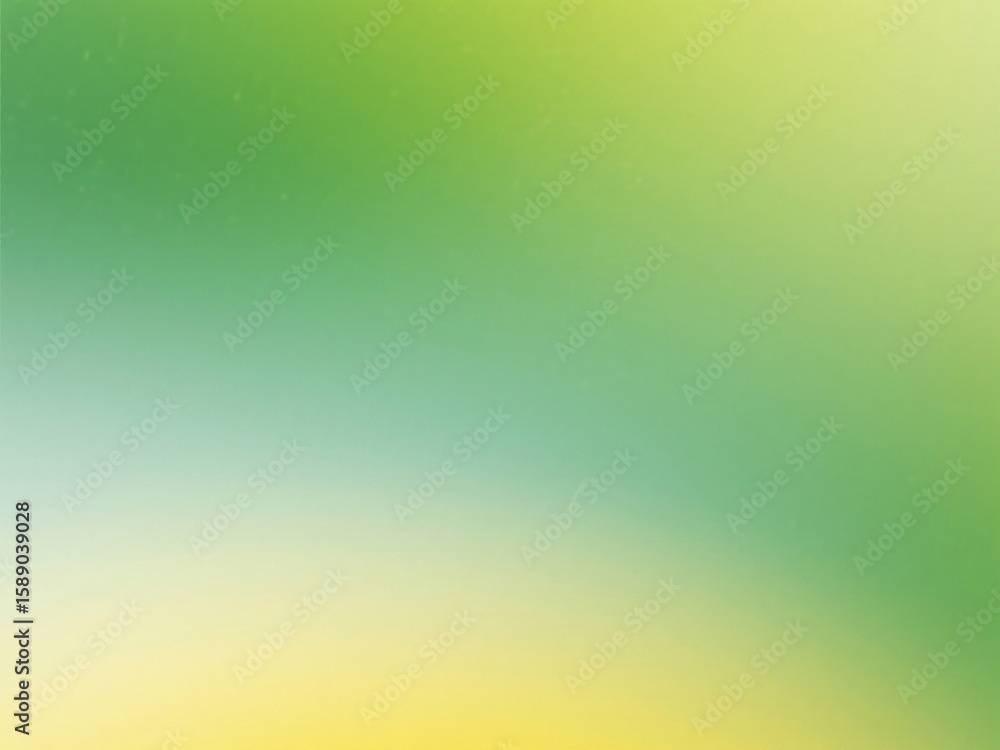 Poster smooth gradient background with shades of green yellow and white creating a soft and blended effect