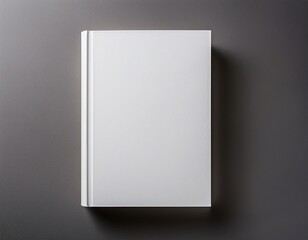 blank book cover mockup textured paper background book back realistic