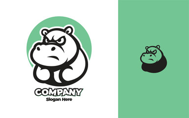 Hippopotamus logo  company