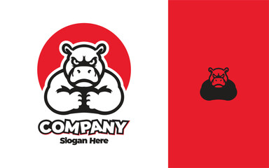 Hippopotamus logo  company