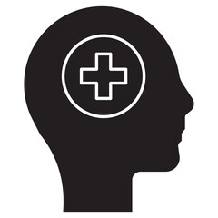 Mental Health Icon, Mind Care, Brain Calm, Mental Support, Inner Strength, Headspace, Thought Balance, Mind Reset, Peace Within, Emotional Health, Mental Focus, Clarity, Self-Awareness, vector
