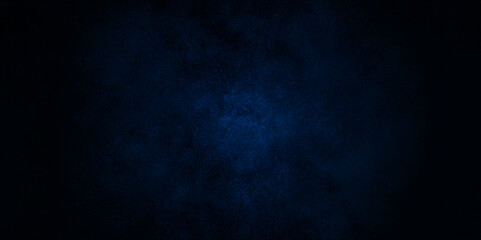 Fototapeta premium Abstract dark blue grunge natural smooth cement concrete floor and plaster dirty wall background texture. blue marble texture and blue paper texture. plastered long panoramic concrete wall background.