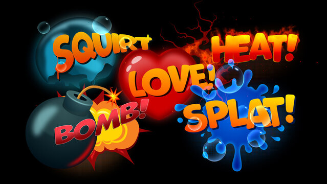Comic Style Titles	