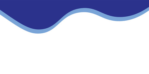 Abstract Blue Wave Design with Minimalist Styling and Clean Lines vector illustration eps10