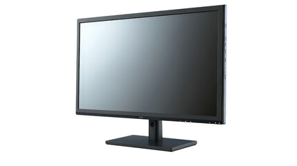 LCD computer monitor 24 inch,Transparent background, PNG file