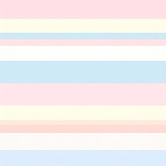 Horizontal Pastel Colored Stripe Pattern In Soft Tones Abstract Background Design
