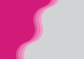 Colorful vector waves illustration with a rainbow pattern creates an artistic backdrop design on a blue background