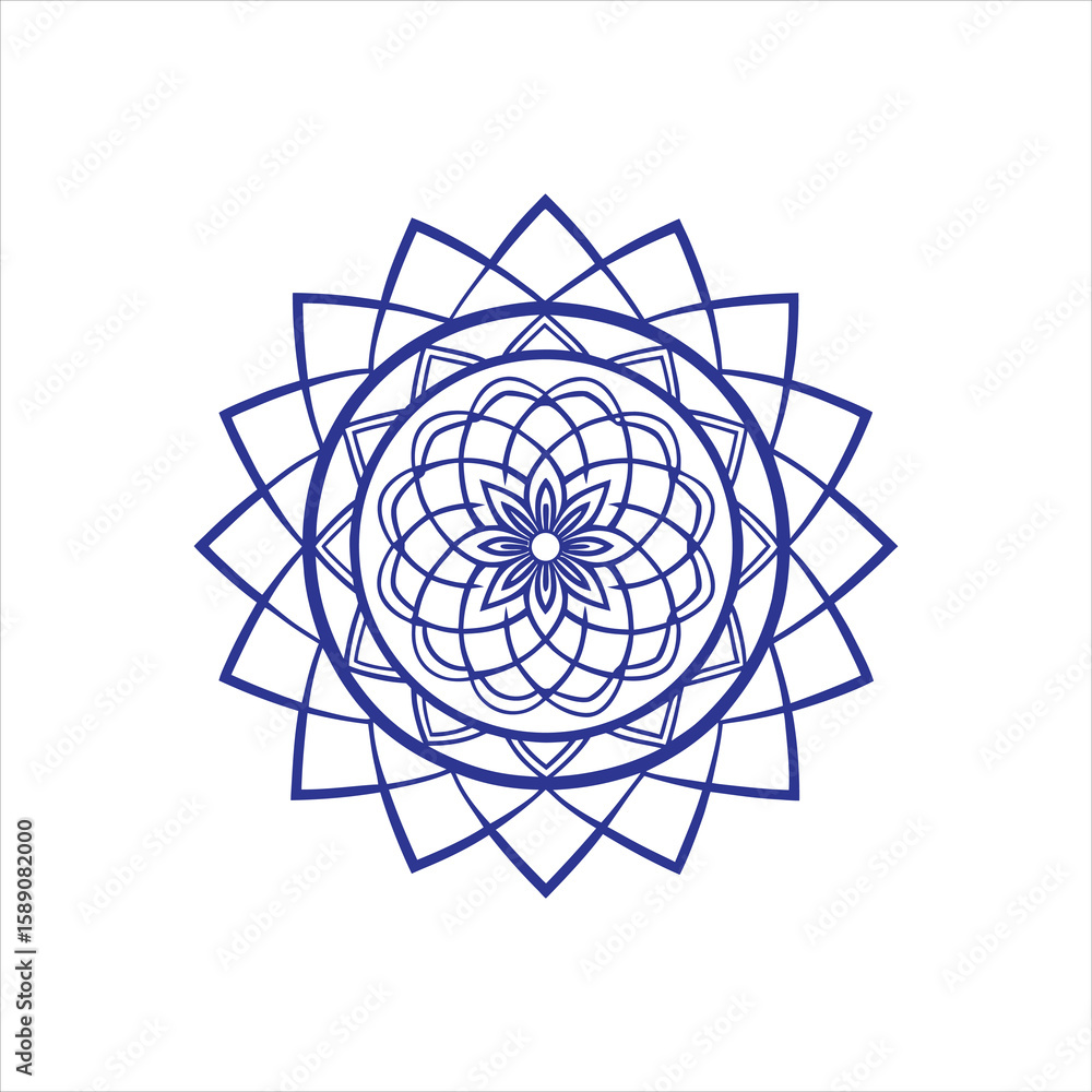 Poster a spherical, abstract vector illustration of a connected network symbol, blending technology and art