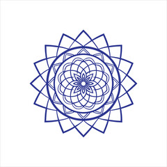 A spherical, abstract vector illustration of a connected network symbol, blending technology and art in a dynamic design