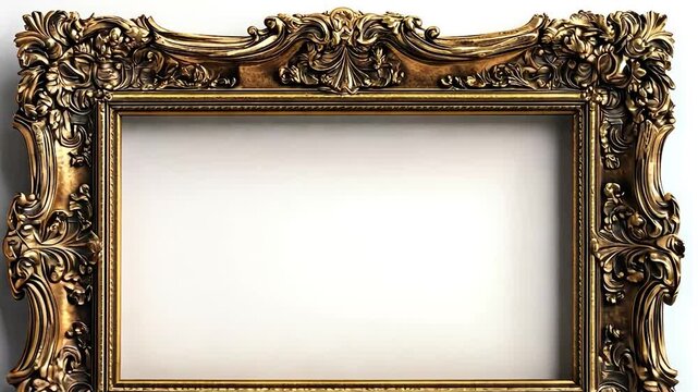 Ornate gold picture frame (1)