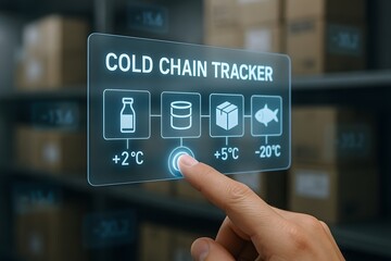 Cold chain management temperature monitoring system for food and pharmaceuticals tracking solution