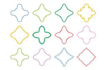  Badges and Emblems Design double Line- SET 12