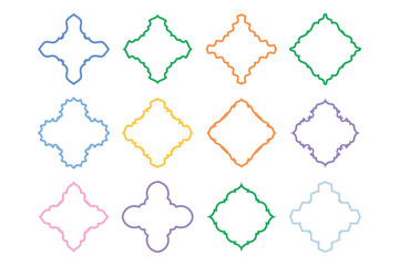  Badges and Emblems Design double Line- SET 12