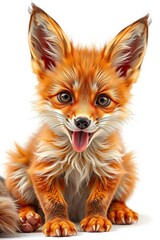 Obraz premium 3D Shibi-Fuchsjunges