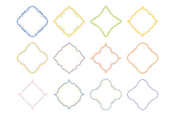  Badges and Emblems Design double Line- SET 12