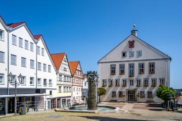 Altstadt, Hechingen, Deutschland 