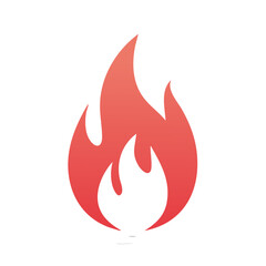 Abstract red flame illustration on black backdrop, design element, warm theme.