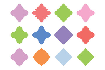 Badges Emblem Design Glyph - SET 12
