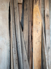 Weathered Reclaimed Wood from an Old House.