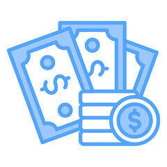 Money Blue Icon