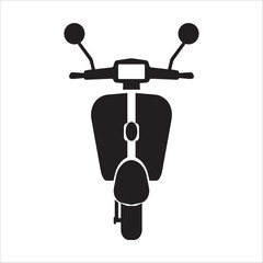 scooter icon in flat style