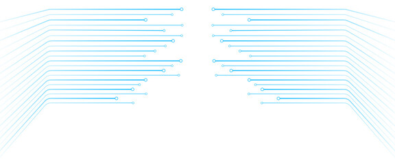 Vector digital technology lines graphic abstract design 