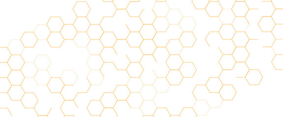 Vector modern futuristic geometric background of hexagons shape
