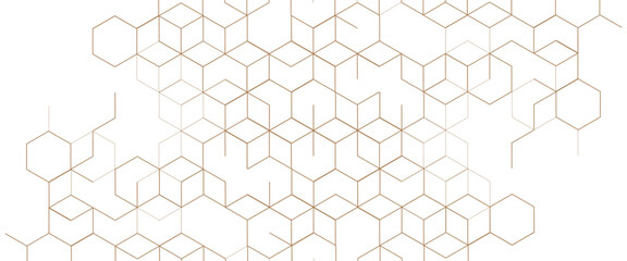 Vector modern hexagons shape medical design. science template, wallpaper or banner. 