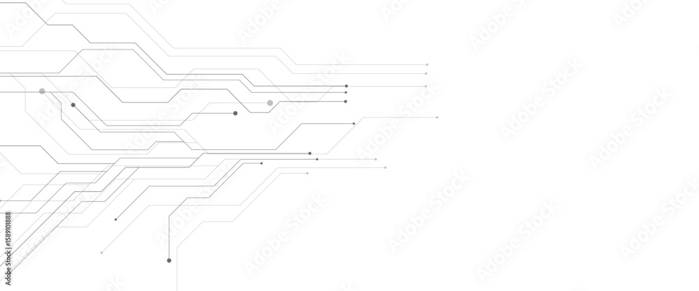 Poster vector digital lines graphic abstract technology background circuit board