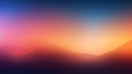 Obraz premium Muted Sunset Hills