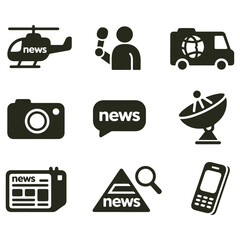 News and Media Icons