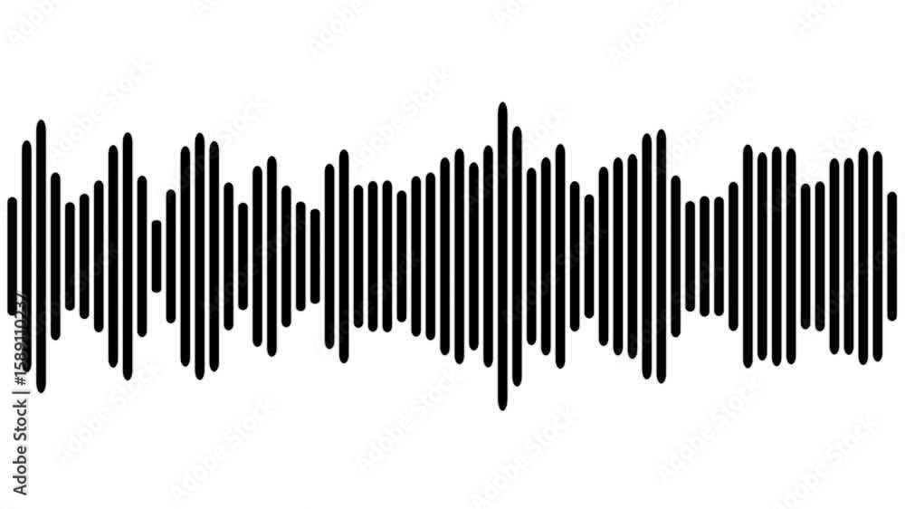 Poster abstract music waves oscillation. futuristic sound wave visualization. wave form audio. isolated on 
