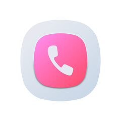 Phone Symbol for App Interface – Clear Modern Style
