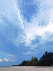 Obraz premium clouds over the sea