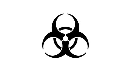 vector illustration of a biohazard 