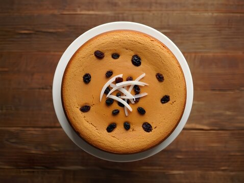 Cake and raisin
